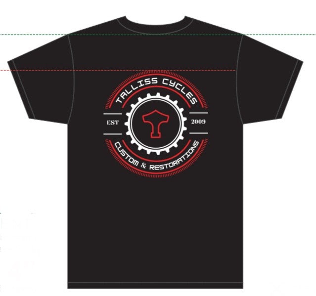 Talliss Cycles Limited Edition 2 Color Tee Shirt