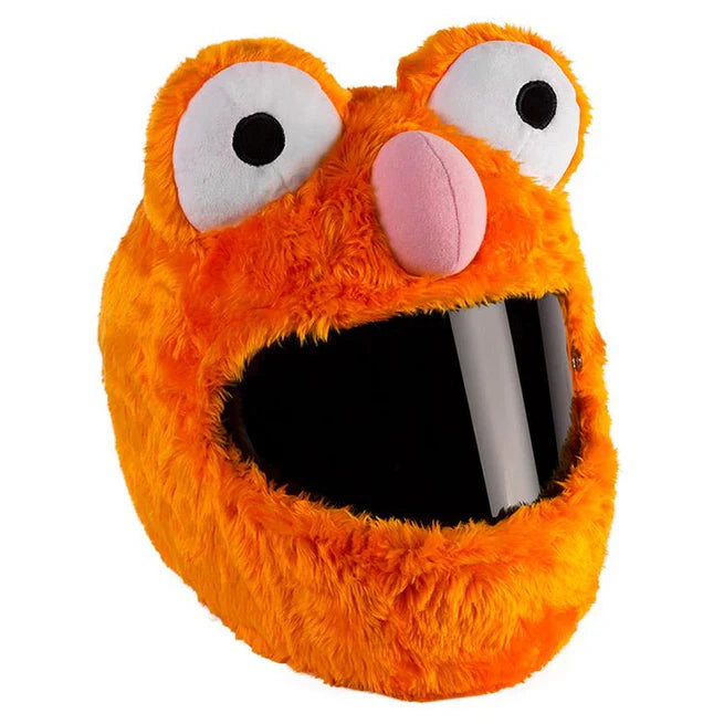 Orange Monster Helmet Cover