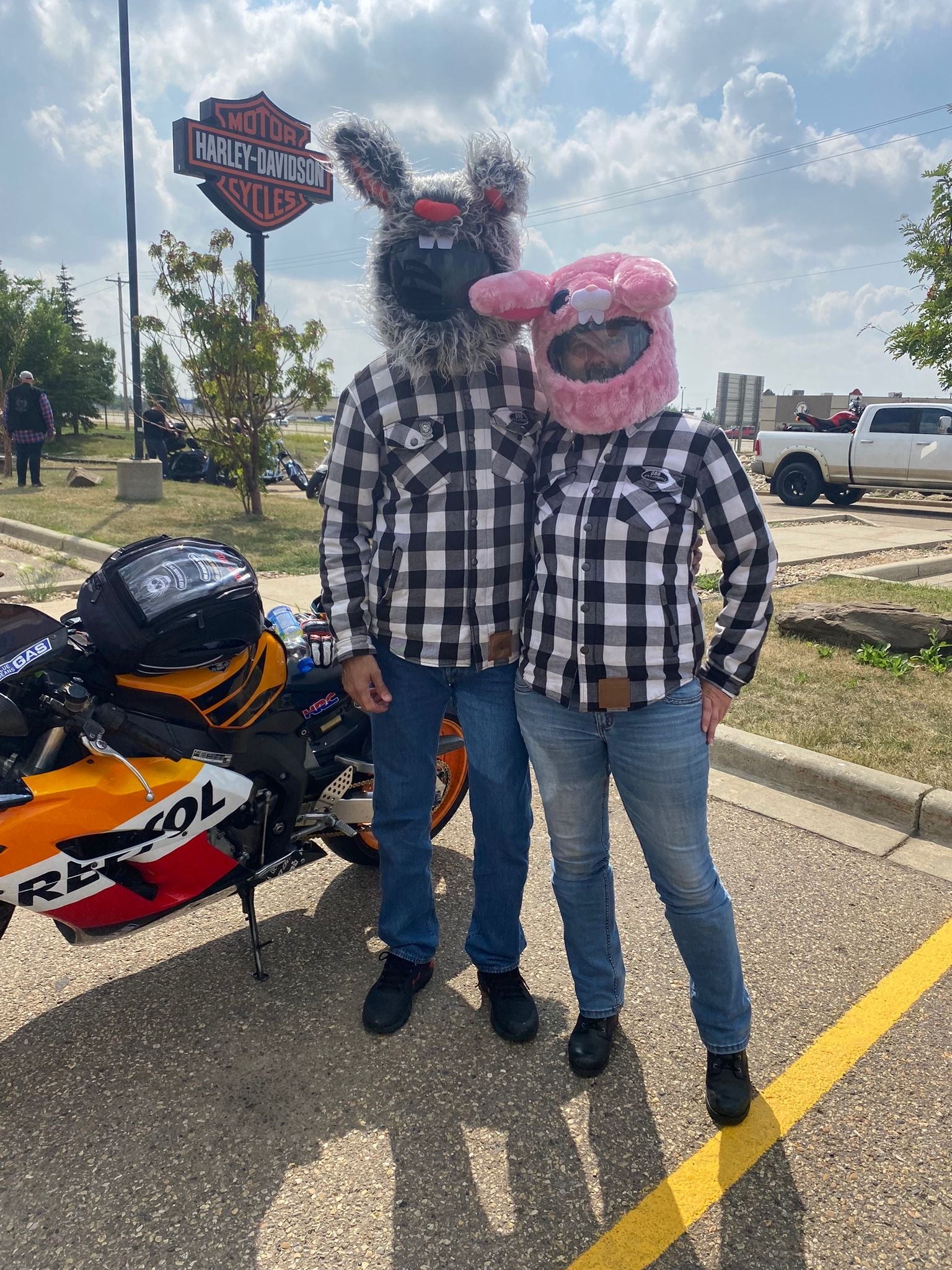 bunny helmet motorcycle Evil Bunny Helmet Cover – Talliss Cycles